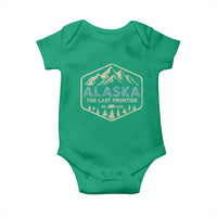 Vintage Alaska The Last Frontier Baby Onesie Retro Alaskan Bear Mountain Souvenir - Wonder Print Shop