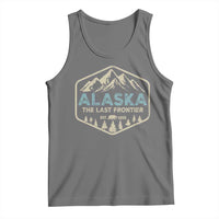 Vintage Alaska The Last Frontier Tank Top Retro Alaskan Bear Mountain Souvenir - Wonder Print Shop
