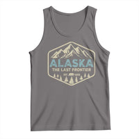 Vintage Alaska The Last Frontier Tank Top Retro Alaskan Bear Mountain Souvenir - Wonder Print Shop