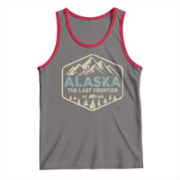 Vintage Alaska The Last Frontier Tank Top Retro Alaskan Bear Mountain Souvenir - Wonder Print Shop