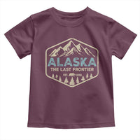 Vintage Alaska The Last Frontier Toddler T Shirt Retro Alaskan Bear Mountain Souvenir - Wonder Print Shop