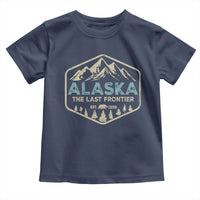 Vintage Alaska The Last Frontier Toddler T Shirt Retro Alaskan Bear Mountain Souvenir - Wonder Print Shop