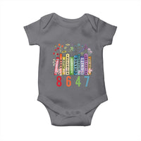 Retro 8647 Baby Onesie Equal Rights Book Flower Feminist Women Rights