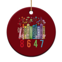 Retro 8647 Ceramic Ornament Equal Rights Book Flower Feminist Women Rights - Wonder Print Shop