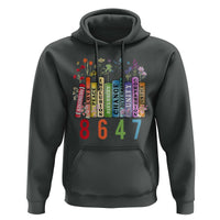 Retro 8647 Hoodie Equal Rights Book Flower Feminist Women Rights