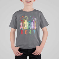 Retro 8647 T Shirt For Kid Equal Rights Book Flower Feminist Women Rights