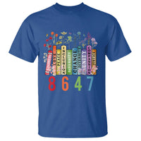 Retro 8647 T Shirt Equal Rights Book Flower Feminist Women Rights