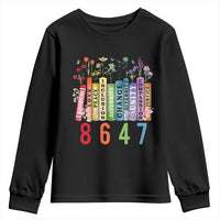 Retro 8647 Youth Sweatshirt Equal Rights Book Flower Feminist Women Rights