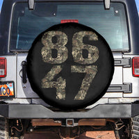 Retro 8647 Spare Tire Cover Vintage Camouflage Camo Skull