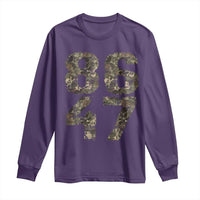 Retro 8647 Long Sleeve Shirt Vintage Camouflage Camo Skull