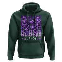 Military Child Coquette Bow Hoodie Purple Up Camo Kids Girls