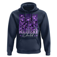 Military Child Coquette Bow Hoodie Purple Up Camo Kids Girls