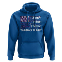Military Kids Military Child Hoodie Camo American Flag USA Camouflage