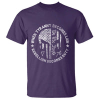 When Tyranny Becomes Law Rebellion Becomes Duty T Shirt We The People 1776 American Flag