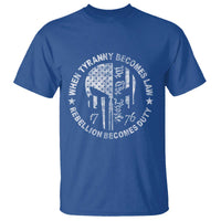 When Tyranny Becomes Law Rebellion Becomes Duty T Shirt We The People 1776 American Flag