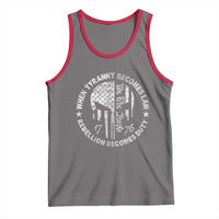 When Tyranny Becomes Law Rebellion Becomes Duty Tank Top We The People 1776 American Flag