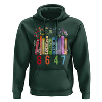Retro 8647 Hoodie Foxtrots Delta Tangos Book Flower