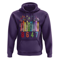 Retro 8647 Hoodie Foxtrots Delta Tangos Book Flower