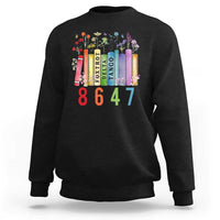 Retro 8647 Sweatshirt Foxtrots Delta Tangos Book Flower