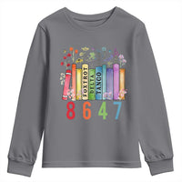 Retro 8647 Youth Sweatshirt Foxtrots Delta Tangos Book Flower