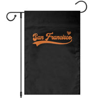 San Francisco Garden Flag SF Varsity California Script Vintage Sports Jersey Style