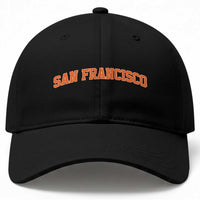 San Francisco Baseball Cap California SF Varsity Vintage Sports Jersey Style