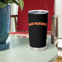 San Francisco Tumbler Cup California SF Varsity Vintage Sports Jersey Style
