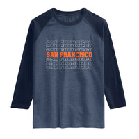 Vintage San Francisco Raglan Shirt California SF Retro Sports Style