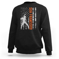 San Francisco Sweatshirt SF Baseball Player American Flag USA Camo Patriotic