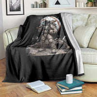 Astronaut Baseball Player Throw Blanket Distressed Houston Clutch City Sports Fans
