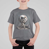 Astronaut Baseball Player T Shirt For Kid Distressed Houston Clutch City Sports Fans