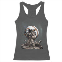 Astronaut Baseball Player Racerback Tank Top Distressed Houston Clutch City Sports Fans
