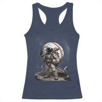 Astronaut Baseball Player Racerback Tank Top Distressed Houston Clutch City Sports Fans