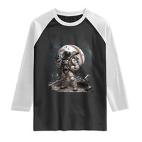 Astronaut Baseball Player Raglan Shirt Distressed Houston Clutch City Sports Fans