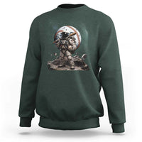 Astronaut Baseball Player Sweatshirt Distressed Houston Clutch City Sports Fans