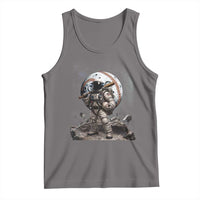 Astronaut Baseball Player Tank Top Distressed Houston Clutch City Sports Fans