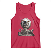 Astronaut Baseball Player Tank Top Distressed Houston Clutch City Sports Fans