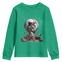 Astronaut Baseball Player Youth Sweatshirt Distressed Houston Clutch City Sports Fans