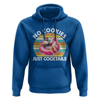 Santa Christmas In July Hoodie No Cookies Just Cocktails Flamingo Summer Beach Hawaii - Wonder Print Shop