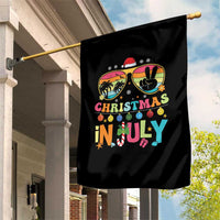 Sunglasses Beach Christmas in July Garden Flag Santa Summer Xmas - Wonder Print Shop