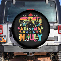 Sunglasses Beach Christmas in July Spare Tire Cover Santa Summer Xmas - Wonder Print Shop