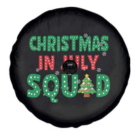 Christmas In July Squad Spare Tire Cover Funny Summer Xmas - Wonder Print Shop