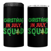 Christmas In July Squad 4 in 1 Can Cooler Tumbler Funny Summer Xmas - Wonder Print Shop