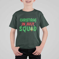Christmas In July Squad T Shirt For Kid Funny Summer Xmas - Wonder Print Shop