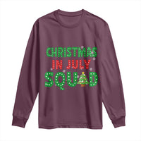 Christmas In July Squad Long Sleeve Shirt Funny Summer Xmas - Wonder Print Shop