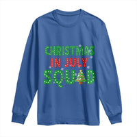 Christmas In July Squad Long Sleeve Shirt Funny Summer Xmas - Wonder Print Shop