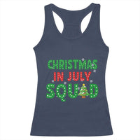 Christmas In July Squad Racerback Tank Top Funny Summer Xmas - Wonder Print Shop