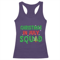 Christmas In July Squad Racerback Tank Top Funny Summer Xmas - Wonder Print Shop