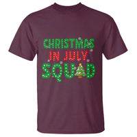 Christmas In July Squad T Shirt Funny Summer Xmas - Wonder Print Shop