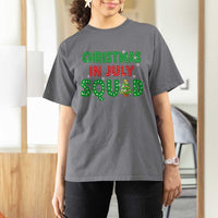 Christmas In July Squad T Shirt For Women Funny Summer Xmas - Wonder Print Shop